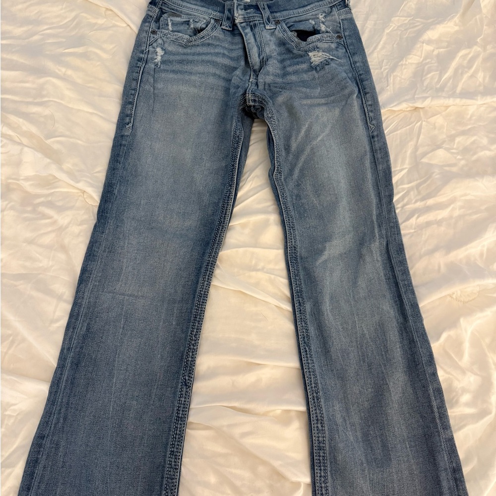 Buckle Men's Blue Bootcut Jeans
